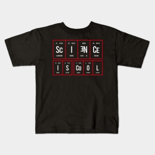 Science Is Cool - Periodic Table of Elements Kids T-Shirt